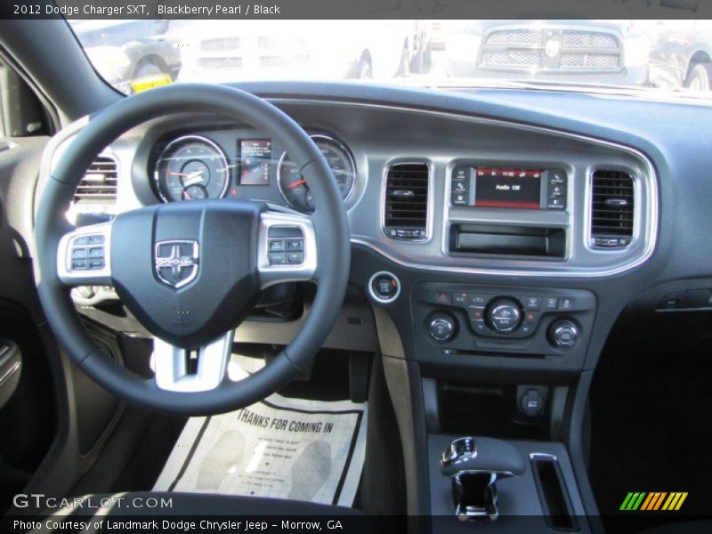 Dashboard of 2012 Charger SXT