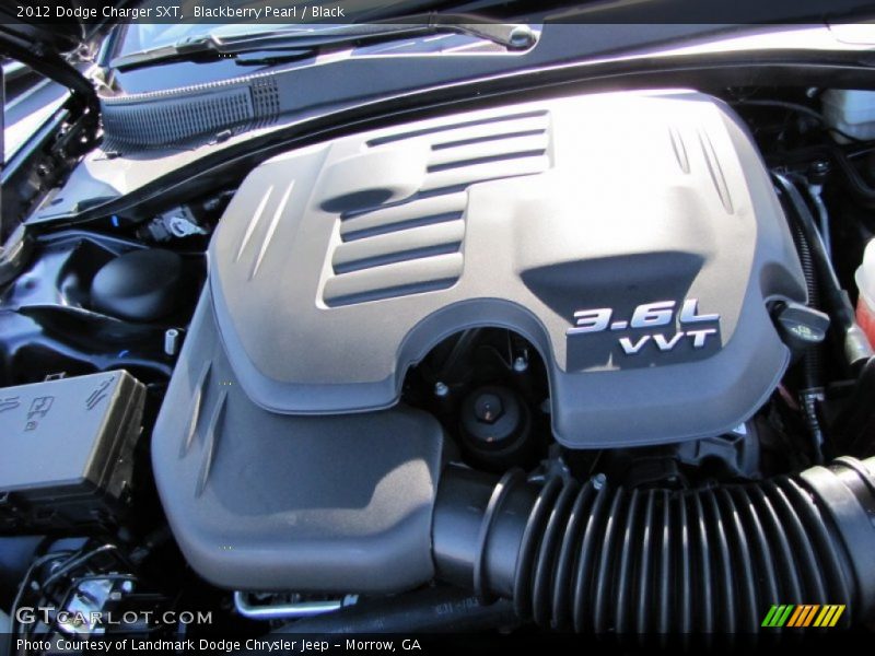 Blackberry Pearl / Black 2012 Dodge Charger SXT