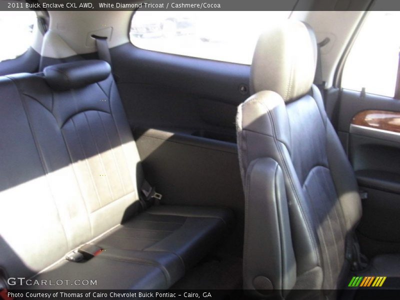White Diamond Tricoat / Cashmere/Cocoa 2011 Buick Enclave CXL AWD