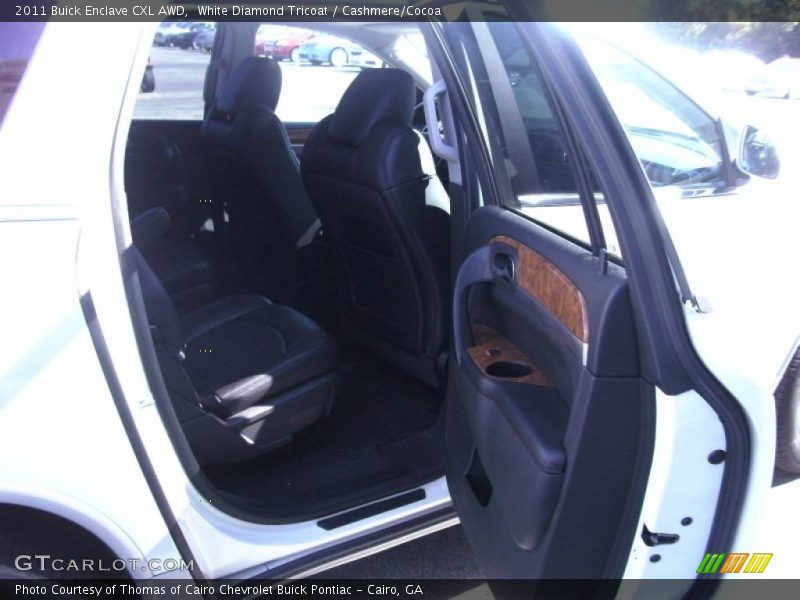 White Diamond Tricoat / Cashmere/Cocoa 2011 Buick Enclave CXL AWD