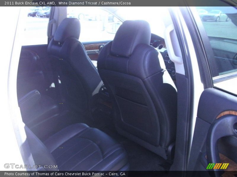 White Diamond Tricoat / Cashmere/Cocoa 2011 Buick Enclave CXL AWD