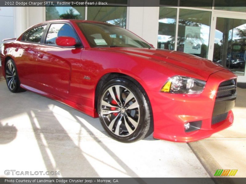 Redline 3-Coat Pearl / Black 2012 Dodge Charger SRT8