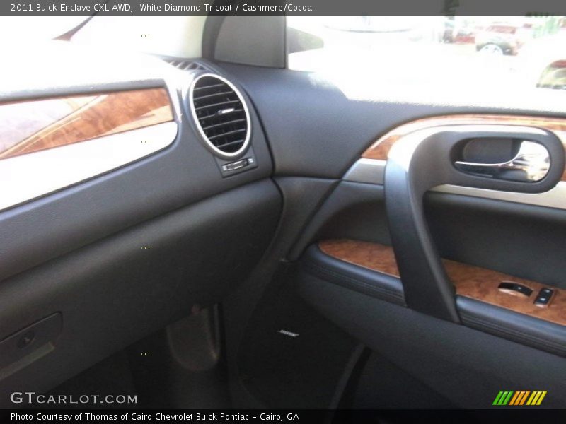 White Diamond Tricoat / Cashmere/Cocoa 2011 Buick Enclave CXL AWD