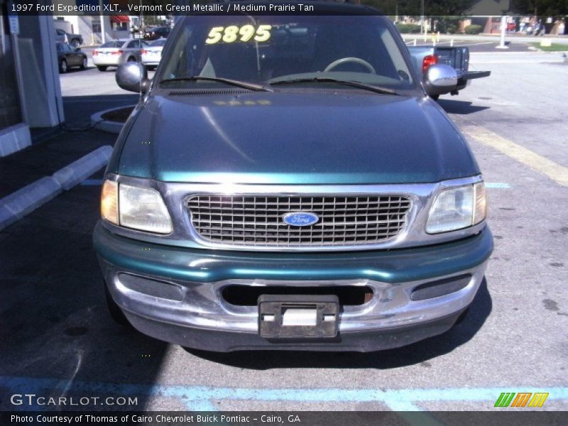 Vermont Green Metallic / Medium Prairie Tan 1997 Ford Expedition XLT