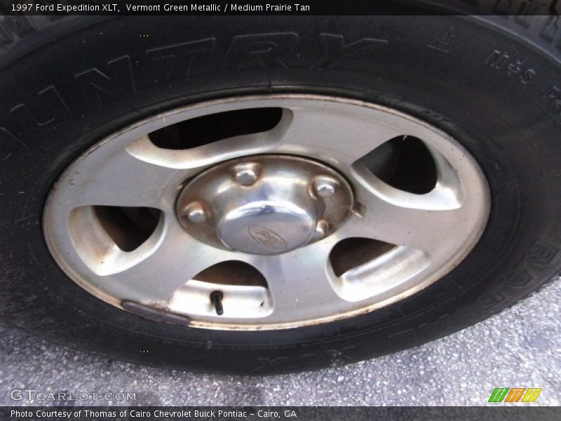 Vermont Green Metallic / Medium Prairie Tan 1997 Ford Expedition XLT