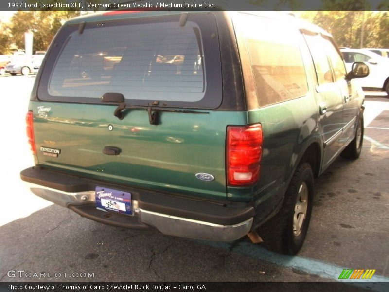 Vermont Green Metallic / Medium Prairie Tan 1997 Ford Expedition XLT