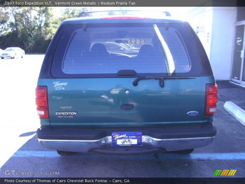 Vermont Green Metallic / Medium Prairie Tan 1997 Ford Expedition XLT