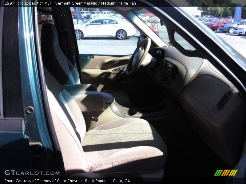 Vermont Green Metallic / Medium Prairie Tan 1997 Ford Expedition XLT