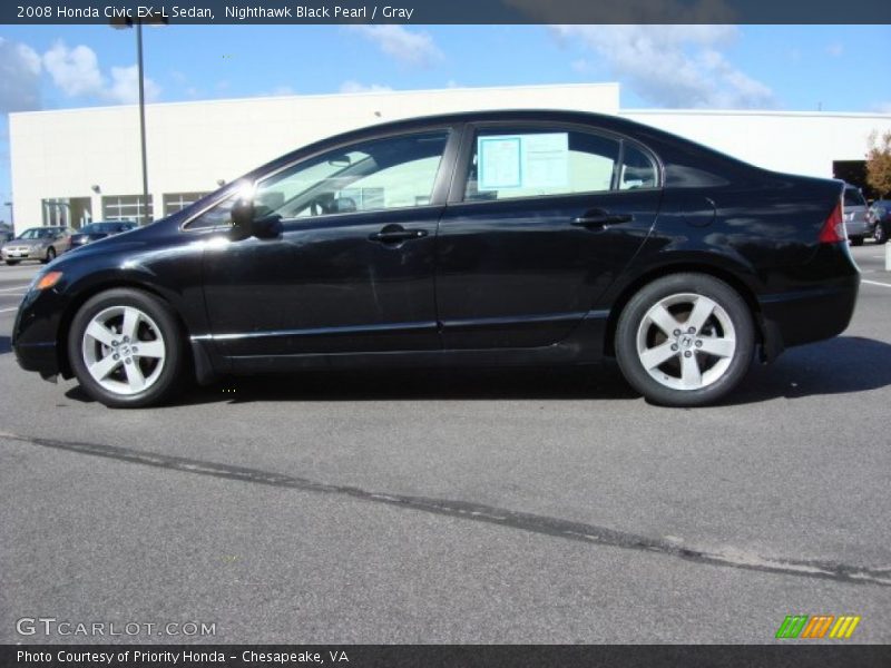  2008 Civic EX-L Sedan Nighthawk Black Pearl