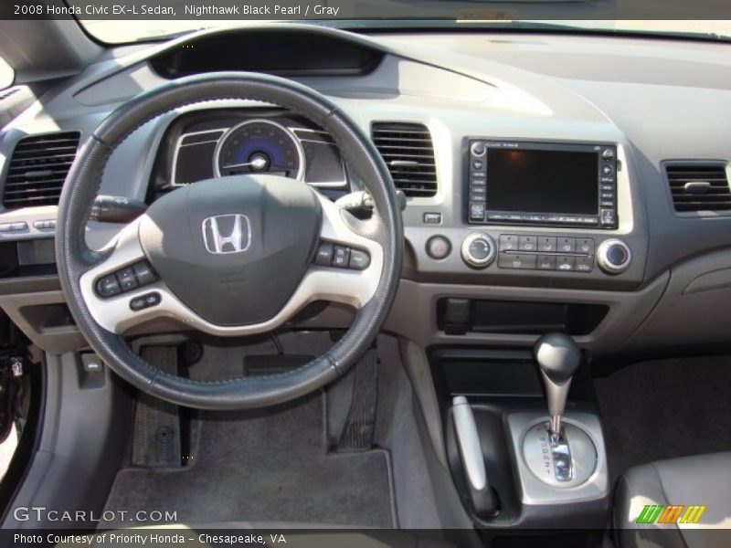 Dashboard of 2008 Civic EX-L Sedan
