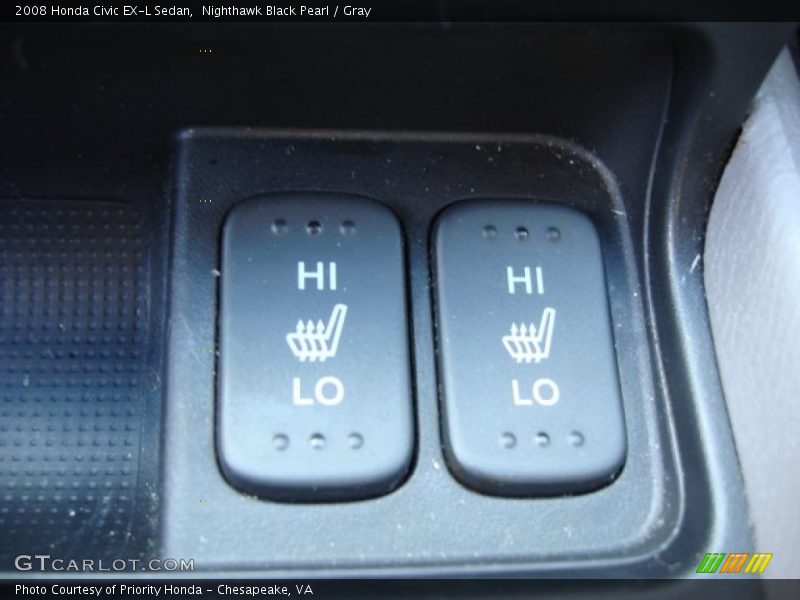 Controls of 2008 Civic EX-L Sedan