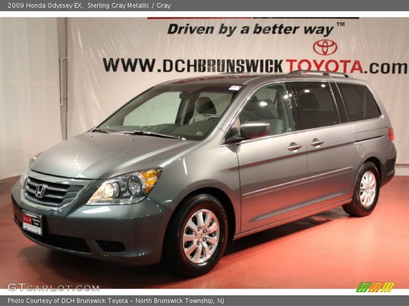 Sterling Gray Metallic / Gray 2009 Honda Odyssey EX