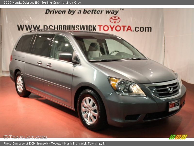 Sterling Gray Metallic / Gray 2009 Honda Odyssey EX