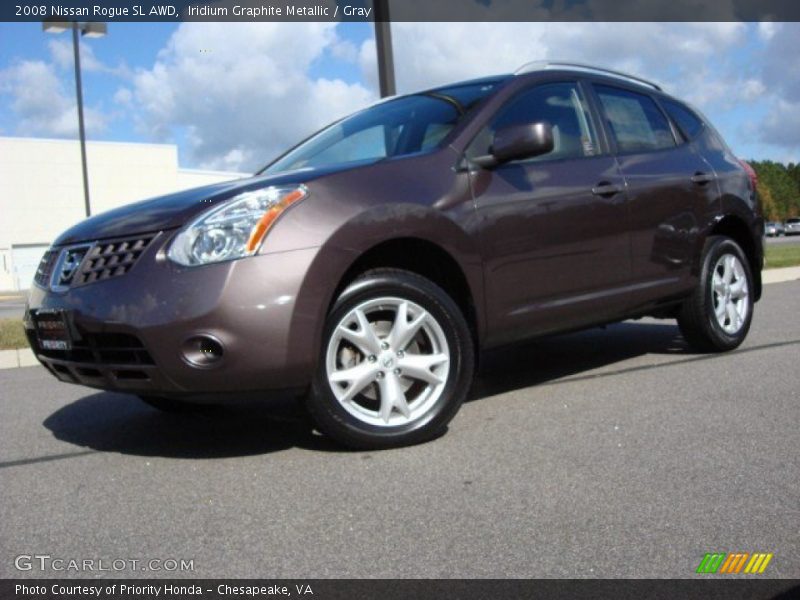 Iridium Graphite Metallic / Gray 2008 Nissan Rogue SL AWD