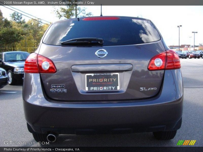 Iridium Graphite Metallic / Gray 2008 Nissan Rogue SL AWD