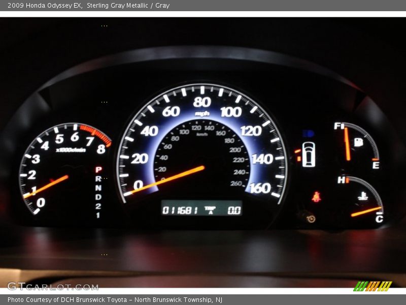Sterling Gray Metallic / Gray 2009 Honda Odyssey EX