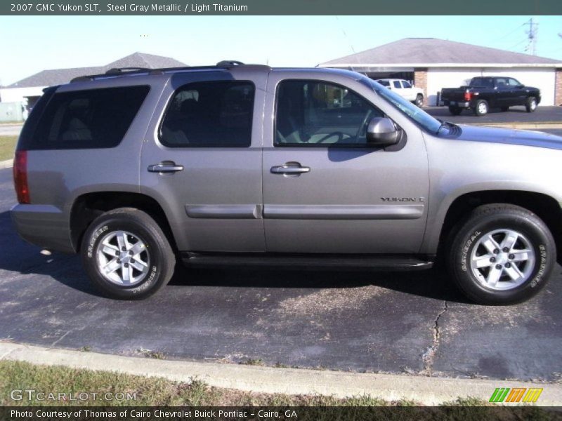 Steel Gray Metallic / Light Titanium 2007 GMC Yukon SLT