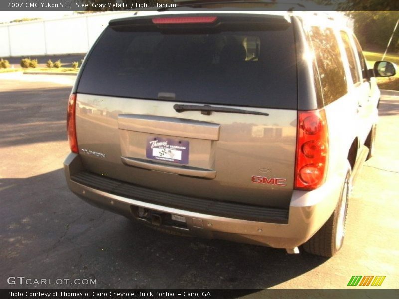 Steel Gray Metallic / Light Titanium 2007 GMC Yukon SLT