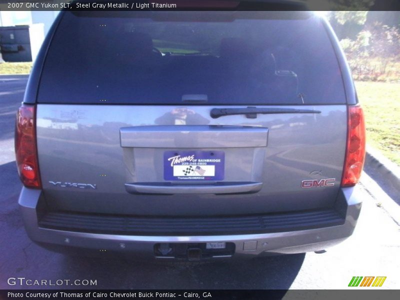 Steel Gray Metallic / Light Titanium 2007 GMC Yukon SLT