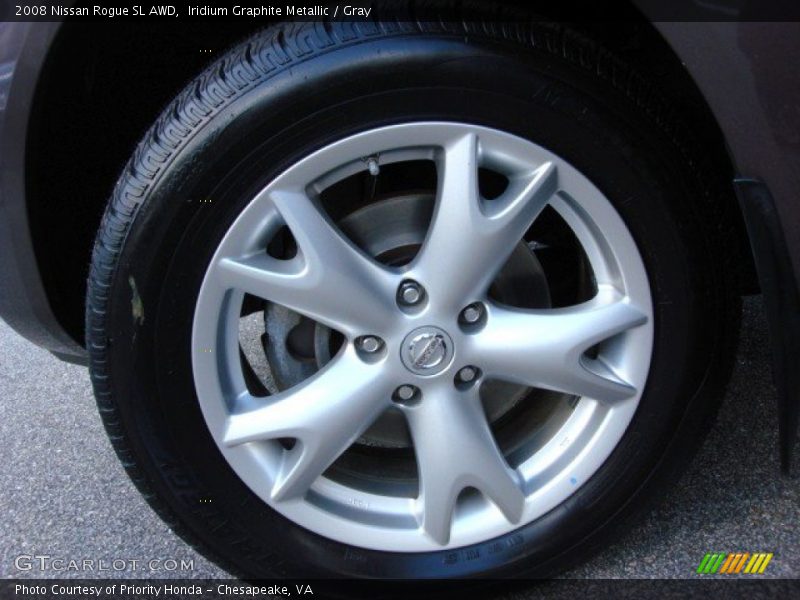 Iridium Graphite Metallic / Gray 2008 Nissan Rogue SL AWD