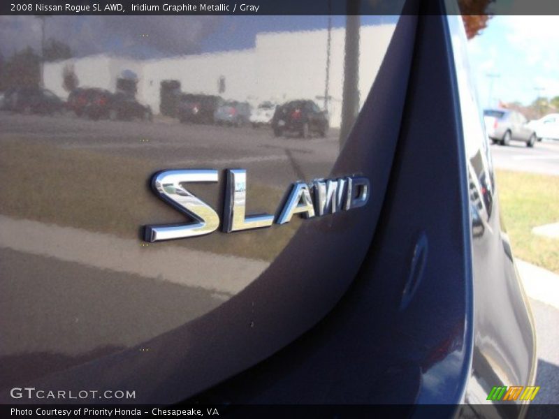 Iridium Graphite Metallic / Gray 2008 Nissan Rogue SL AWD