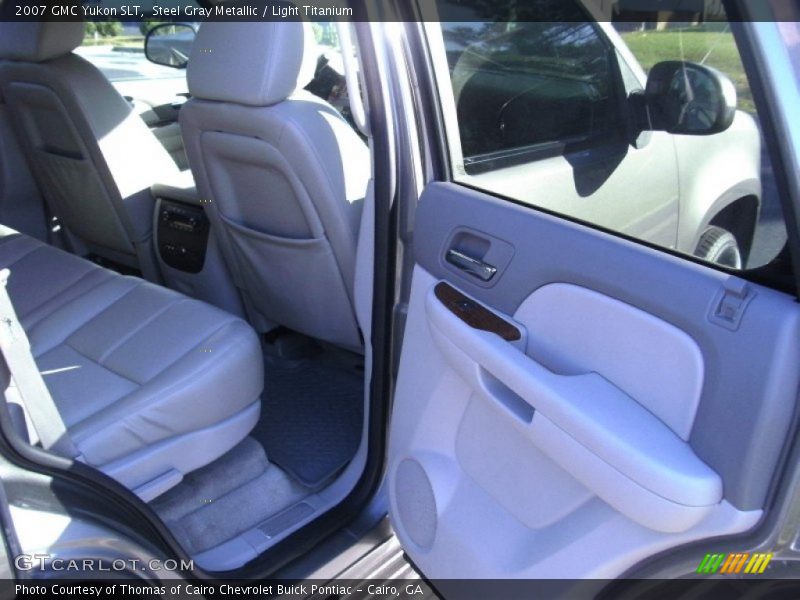 Steel Gray Metallic / Light Titanium 2007 GMC Yukon SLT