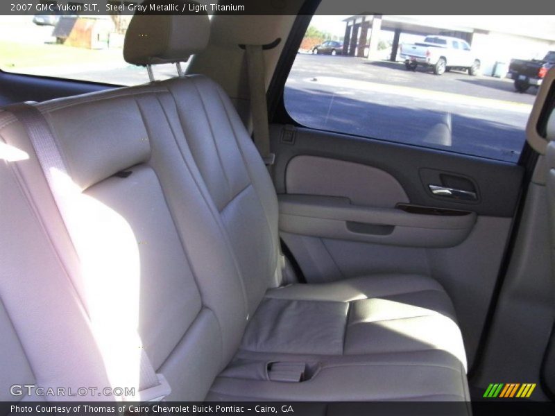 Steel Gray Metallic / Light Titanium 2007 GMC Yukon SLT