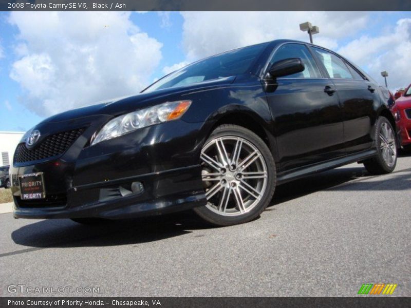 Black / Ash 2008 Toyota Camry SE V6