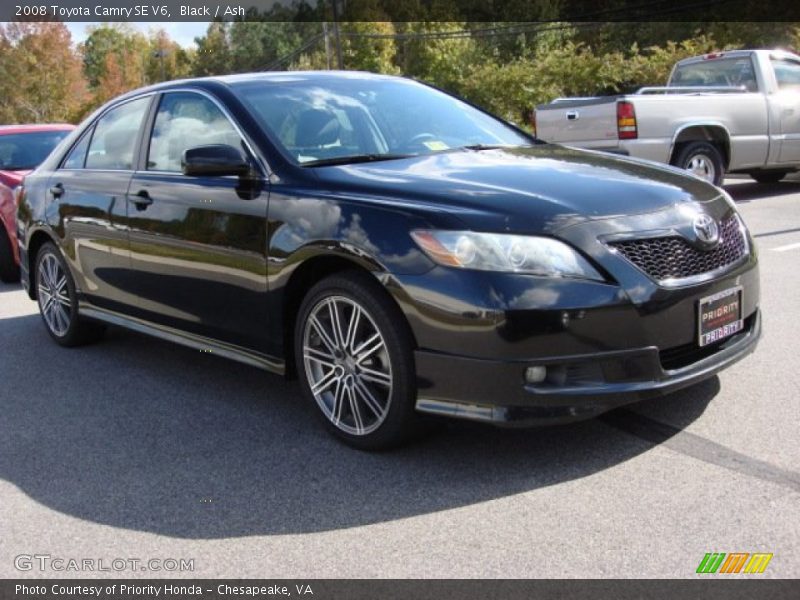 Black / Ash 2008 Toyota Camry SE V6