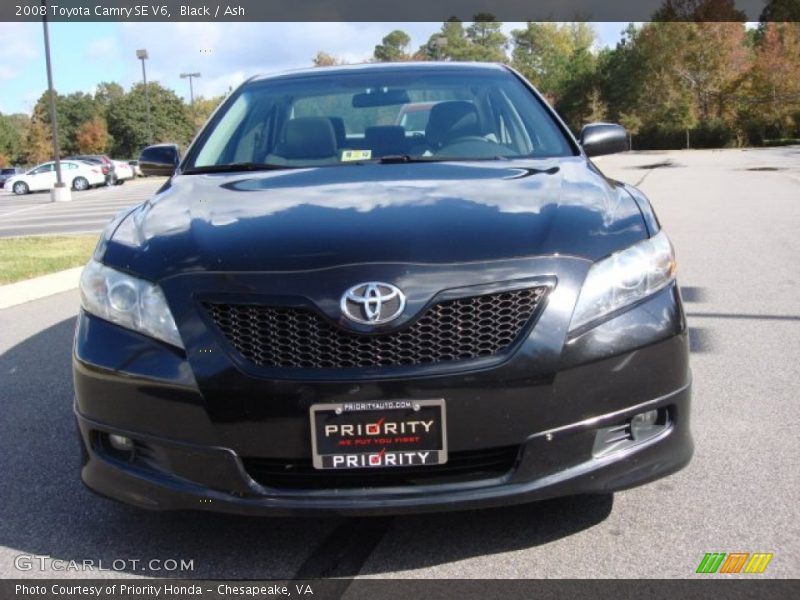 Black / Ash 2008 Toyota Camry SE V6