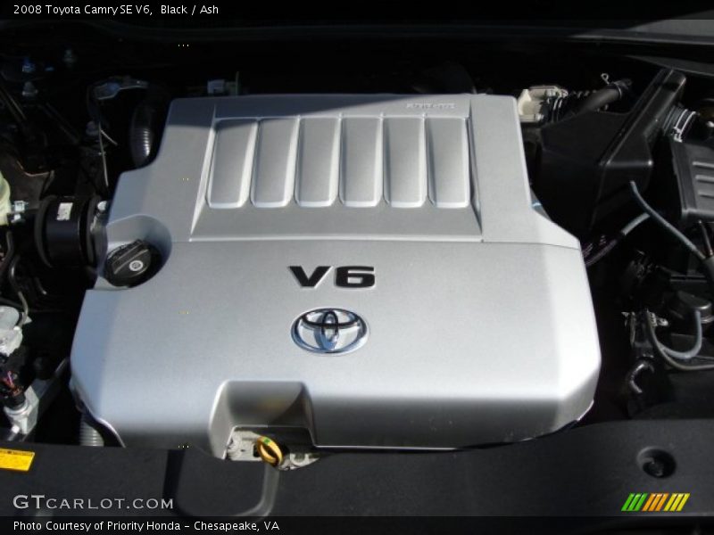 Black / Ash 2008 Toyota Camry SE V6