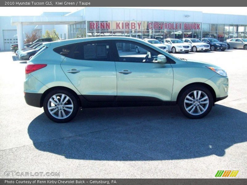 Kiwi Green / Taupe 2010 Hyundai Tucson GLS