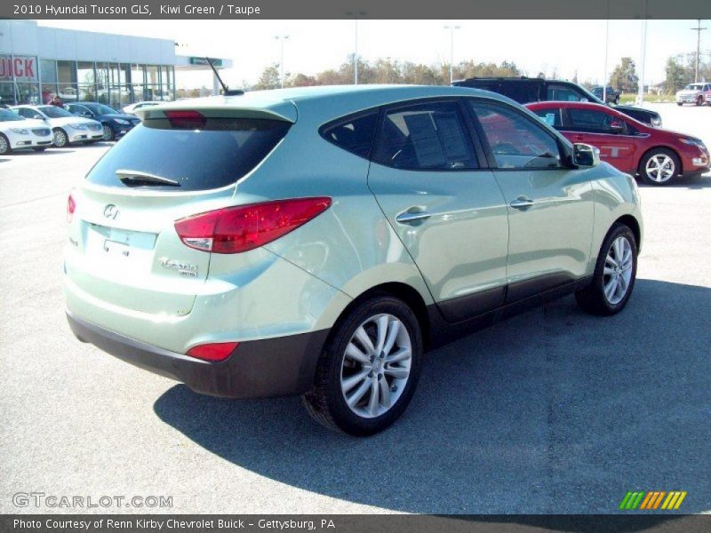 Kiwi Green / Taupe 2010 Hyundai Tucson GLS
