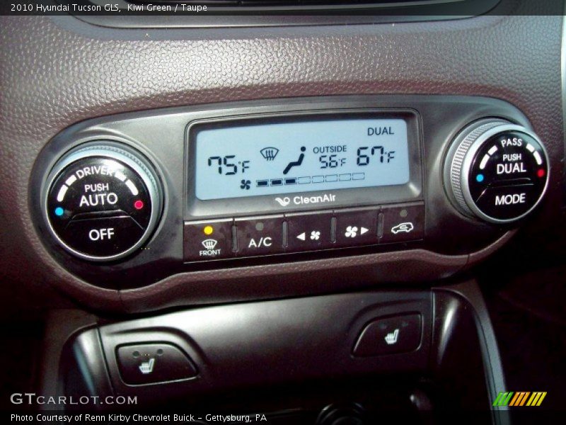 Controls of 2010 Tucson GLS