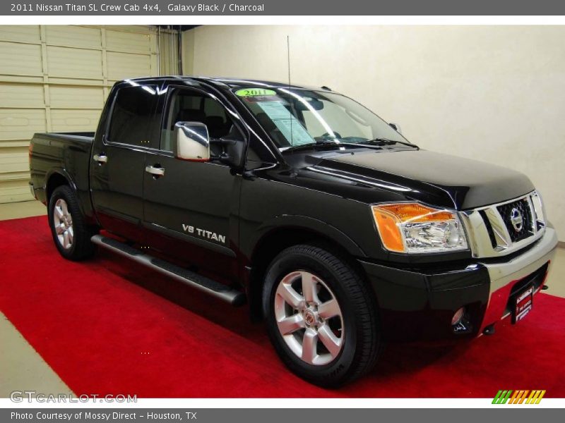 Galaxy Black / Charcoal 2011 Nissan Titan SL Crew Cab 4x4