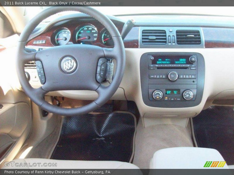 Black Onyx / Cocoa/Cashmere 2011 Buick Lucerne CXL