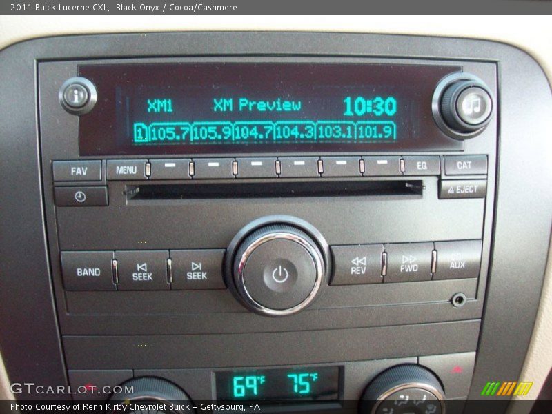 Black Onyx / Cocoa/Cashmere 2011 Buick Lucerne CXL