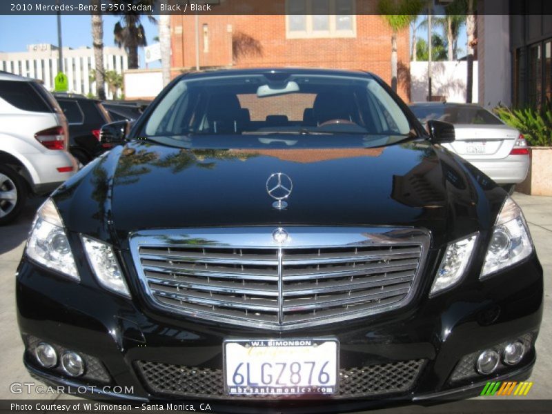 Black / Black 2010 Mercedes-Benz E 350 Sedan