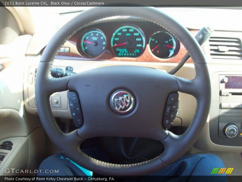 Black Onyx / Cocoa/Cashmere 2011 Buick Lucerne CXL