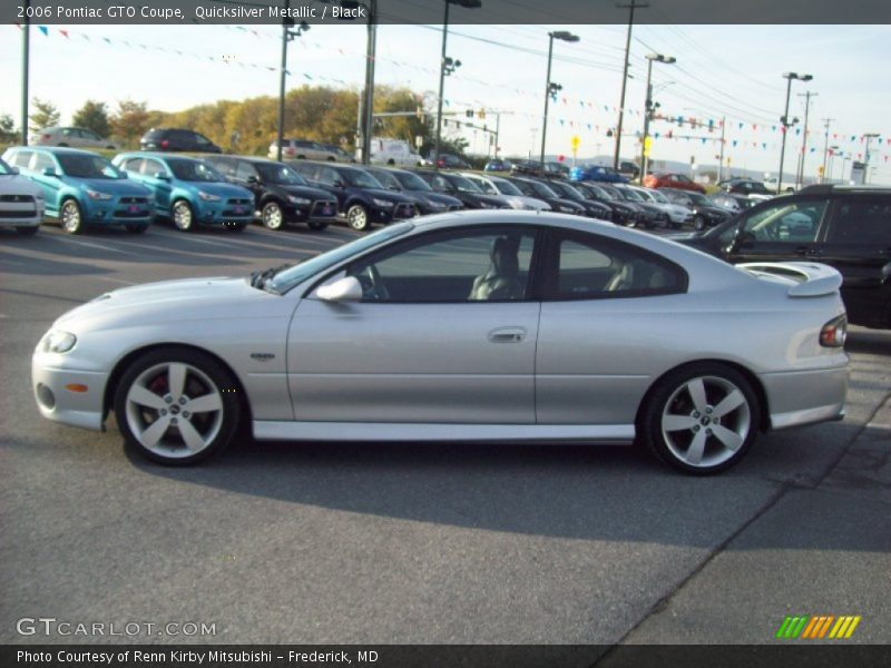 Quicksilver Metallic / Black 2006 Pontiac GTO Coupe