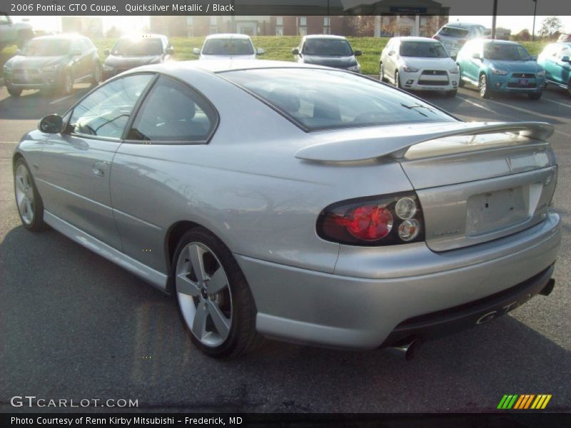 Quicksilver Metallic / Black 2006 Pontiac GTO Coupe