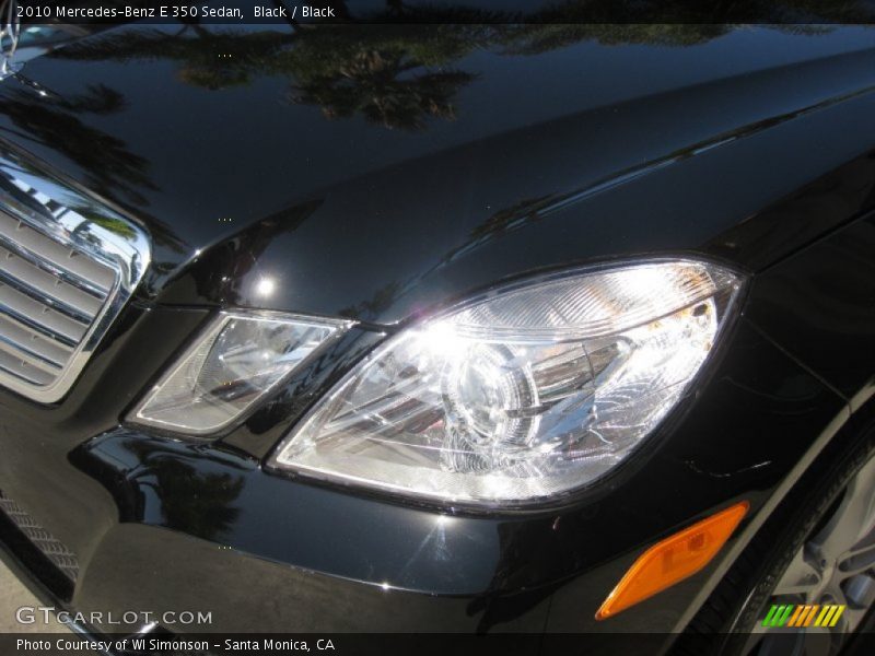 Black / Black 2010 Mercedes-Benz E 350 Sedan