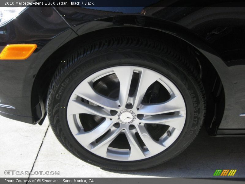 Black / Black 2010 Mercedes-Benz E 350 Sedan