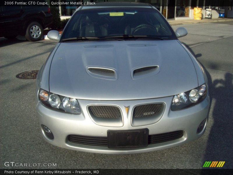 Quicksilver Metallic / Black 2006 Pontiac GTO Coupe