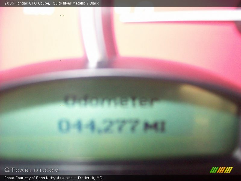 Quicksilver Metallic / Black 2006 Pontiac GTO Coupe