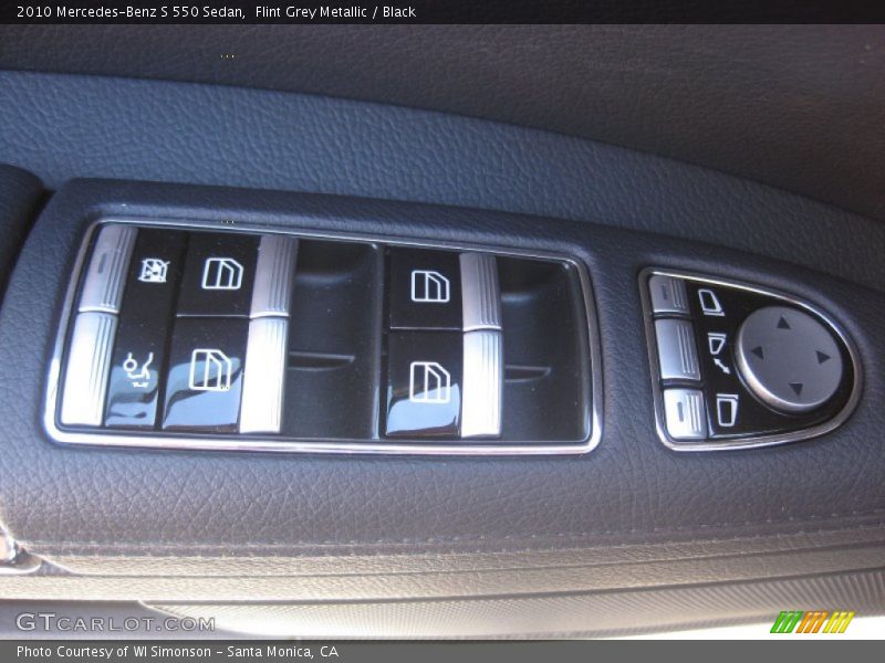 Flint Grey Metallic / Black 2010 Mercedes-Benz S 550 Sedan