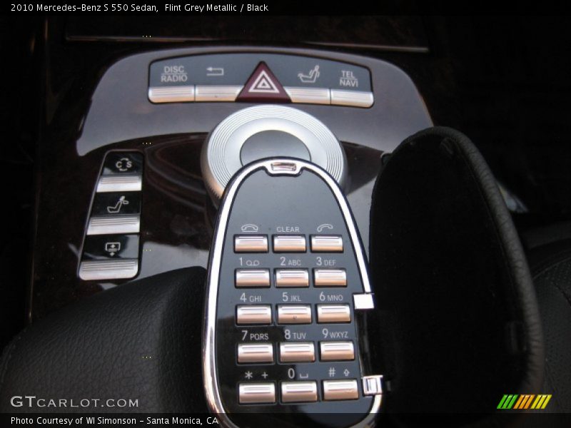 Flint Grey Metallic / Black 2010 Mercedes-Benz S 550 Sedan