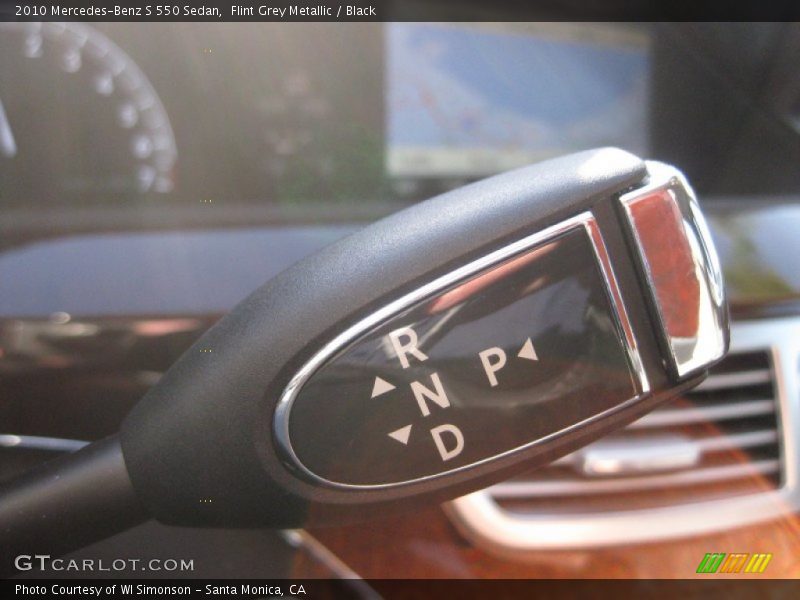 Flint Grey Metallic / Black 2010 Mercedes-Benz S 550 Sedan