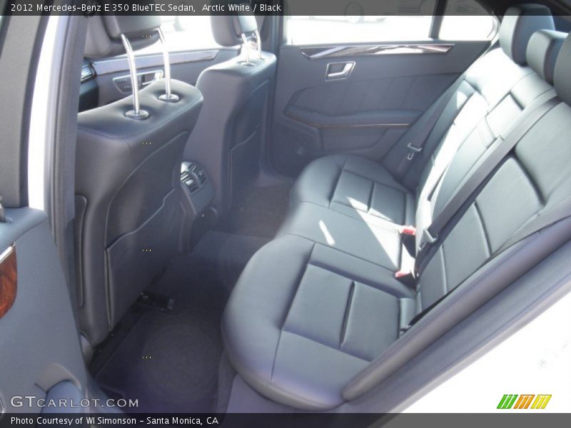 Arctic White / Black 2012 Mercedes-Benz E 350 BlueTEC Sedan