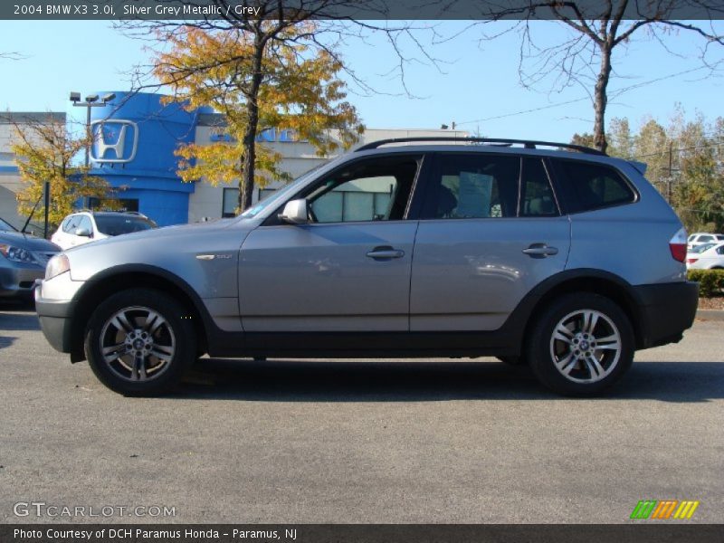 Silver Grey Metallic / Grey 2004 BMW X3 3.0i